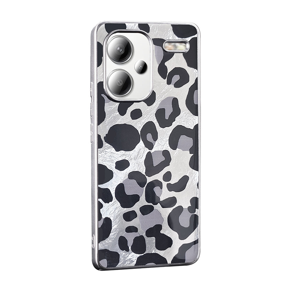 Xiaomi Redmi Note 13 Pro Plus 5G Case Patterned Zore Mep Cover Gray Leopard