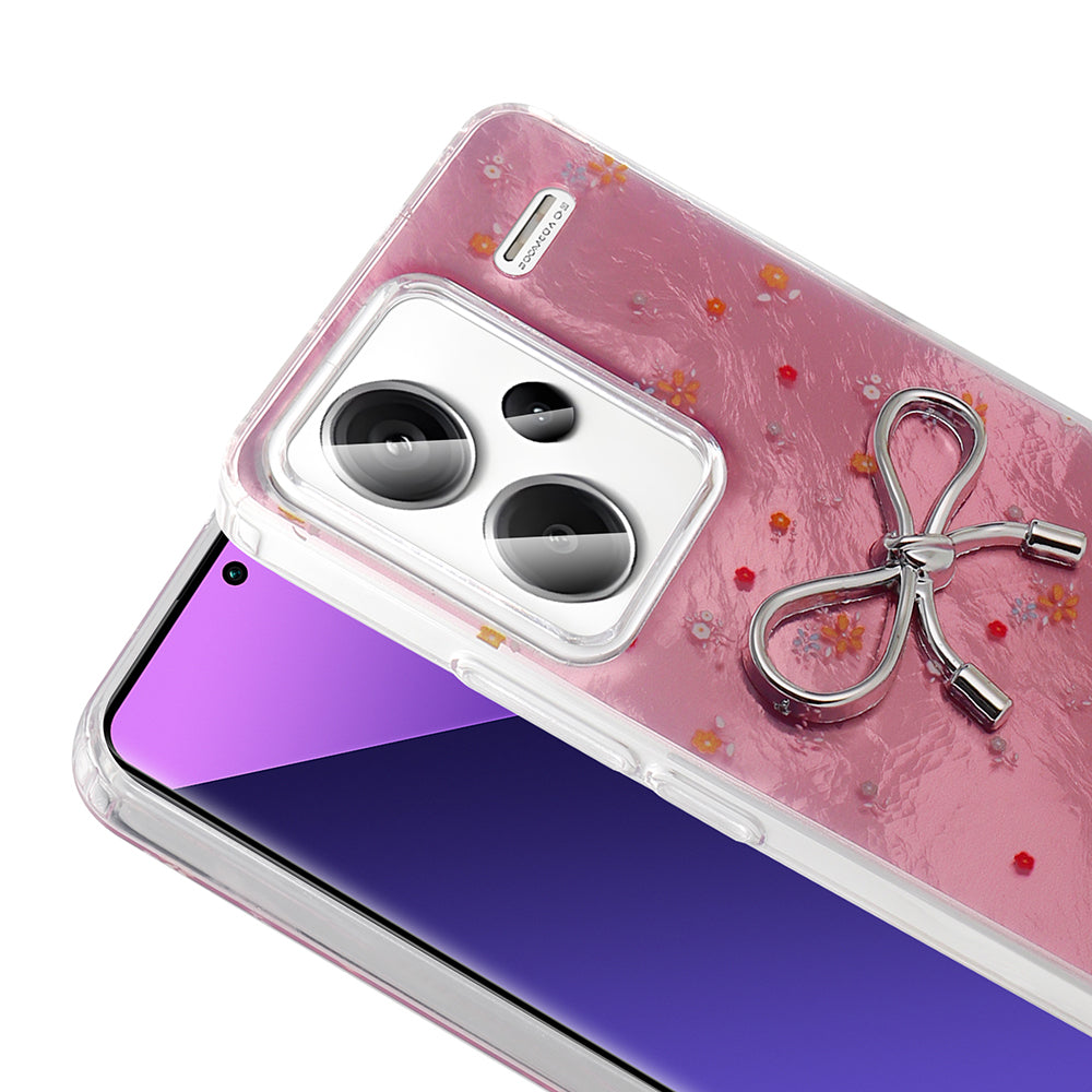 Xiaomi Redmi Note 13 Pro Plus 5G Kılıf Kamera Korumalı Figürlü Zore Ponti Silikon Kapak Beyaz