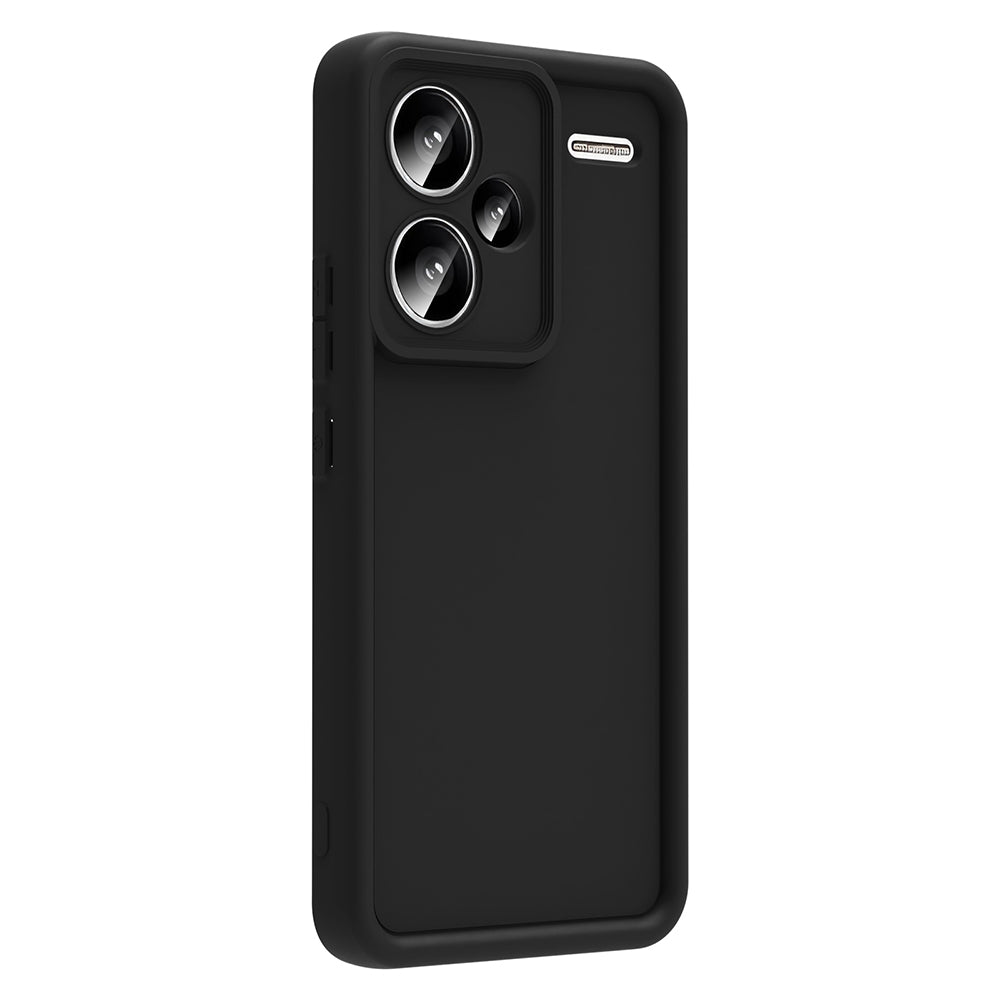 Xiaomi Redmi Note 13 Pro Plus Case Camera Protection Zore Pineapple Cover Plum