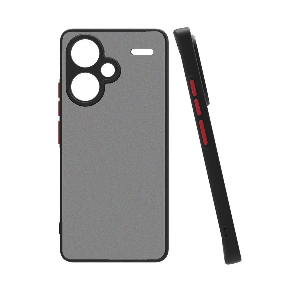 Xiaomi Redmi Note 13 Pro Plus 5G Kılıf Zore Hux Kapak Siyah