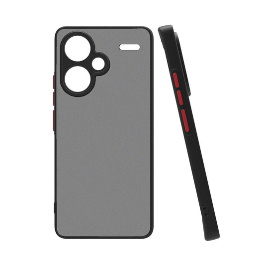 Xiaomi Redmi Note 13 Pro Plus 5G Case Zore Hux Cover Black