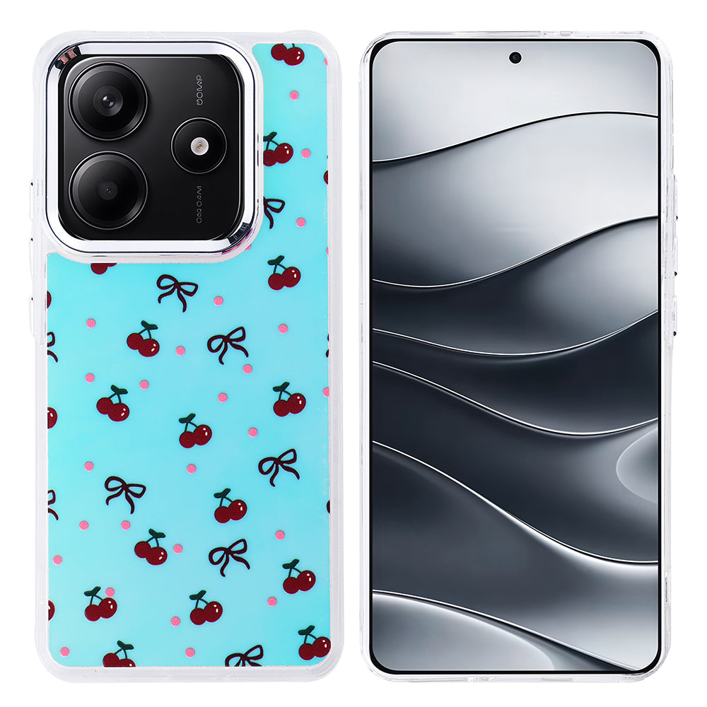 Xiaomi Redmi Note 14 4G Airbag Designed Zore Hadra Cover Cherry