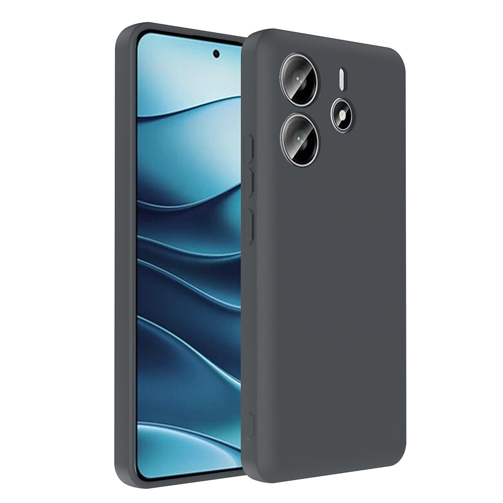 Xiaomi Redmi Note 14 4G Kılıf Kamera Korumalı Kartlık Hazneli Zore Vitra Kapak Gri