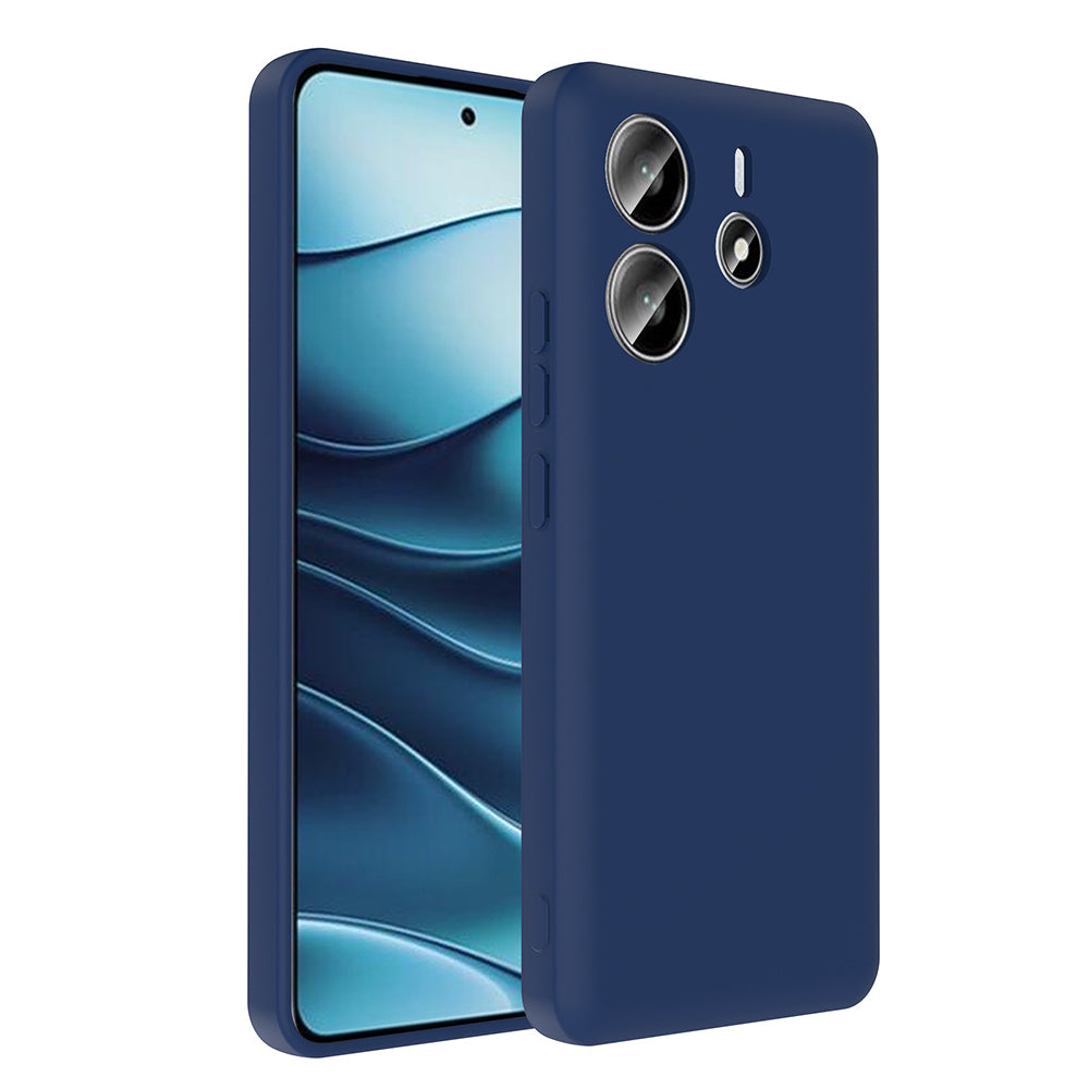 Xiaomi Redmi Note 14 4G Kılıf Kamera Korumalı Kartlık Hazneli Zore Vitra Kapak Lacivert