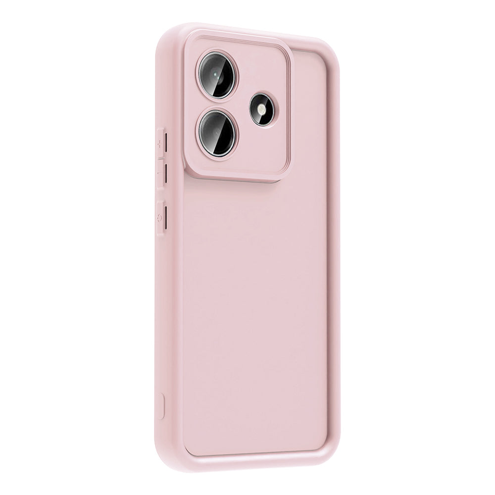 Xiaomi Redmi Note 14 4G Case Camera Protection Zore Pineapple Cover Pink