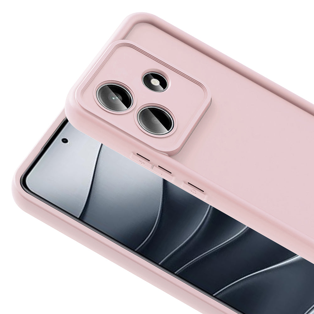 Xiaomi Redmi Note 14 4G Case Camera Protection Zore Pineapple Cover Pink