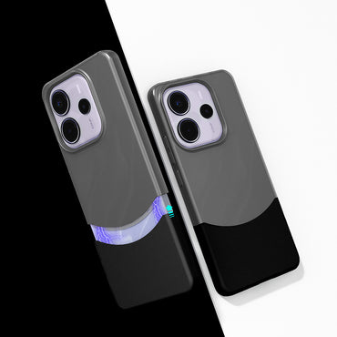 Xiaomi Redmi Note 14 4G Magnetic Case Zore Double Cover Navy Blue