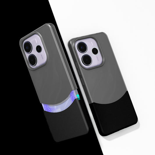 Xiaomi Redmi Note 14 4G Magnetic Case Zore Double Cover Black