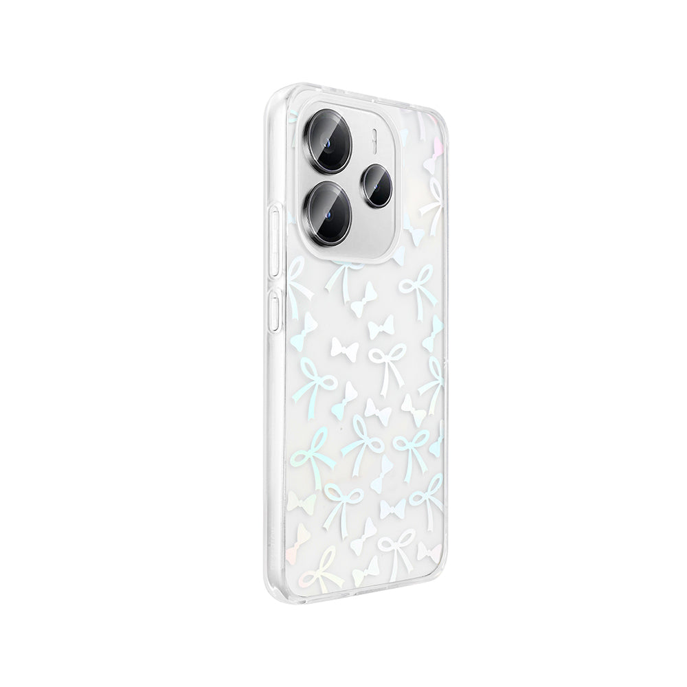 Xiaomi Redmi Note 14 4G Kılıf Şeffaf Figürlü Zore Folk Sert Kapak Kalp