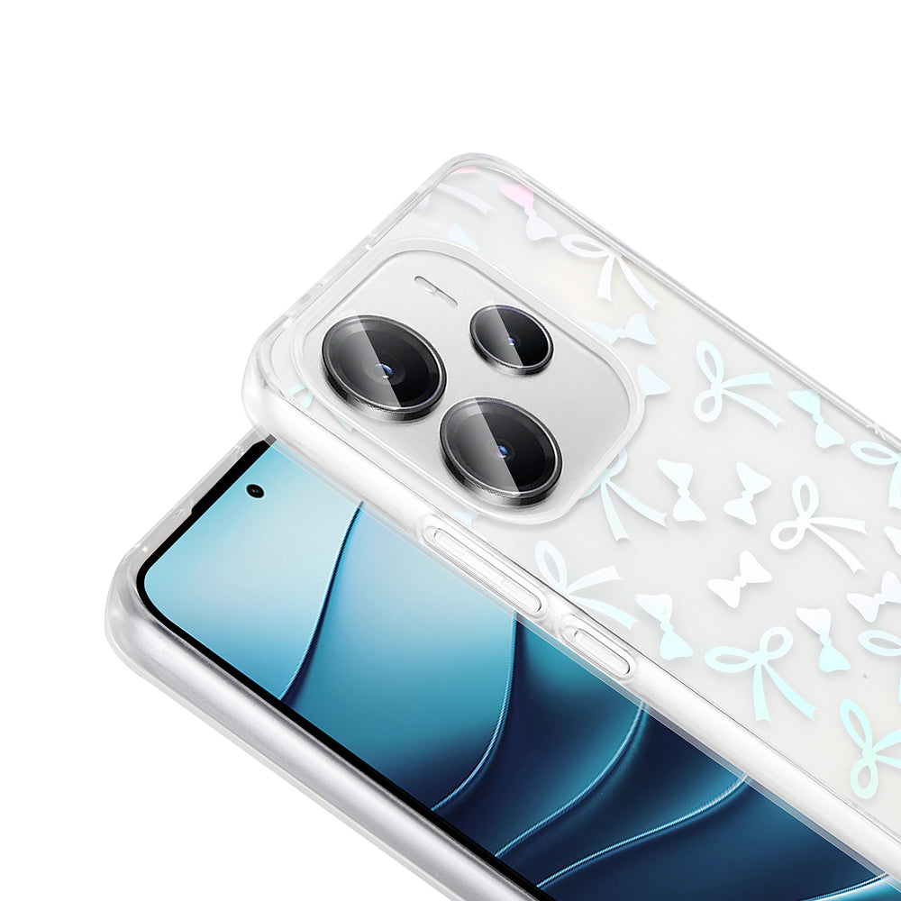 Xiaomi Redmi Note 14 4G Kılıf Şeffaf Figürlü Zore Folk Sert Kapak Sevimli Köpek