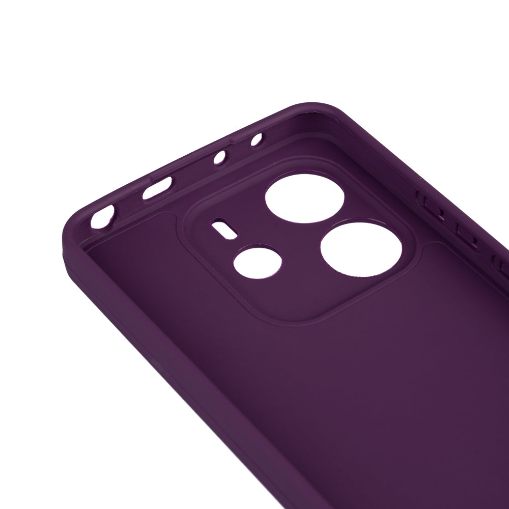 Xiaomi Redmi Note 14 4G Case Zore Biye Silicone Purple
