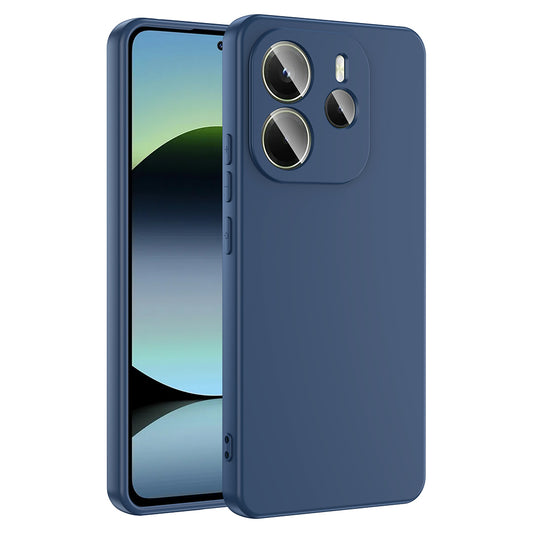 Xiaomi Redmi Note 14 4G Case Zore Mara Launch Cover Navy Blue