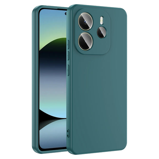 Xiaomi Redmi Note 14 4G Case Zore Mara Launch Cover Dark Green