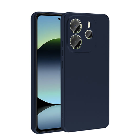 Xiaomi Redmi Note 14 4G Kılıf Zore Premier Silikon Kapak Lacivert