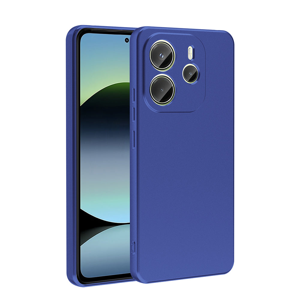 Xiaomi Redmi Note 14 4G Kılıf Zore Premier Silikon Kapak Saks Mavi