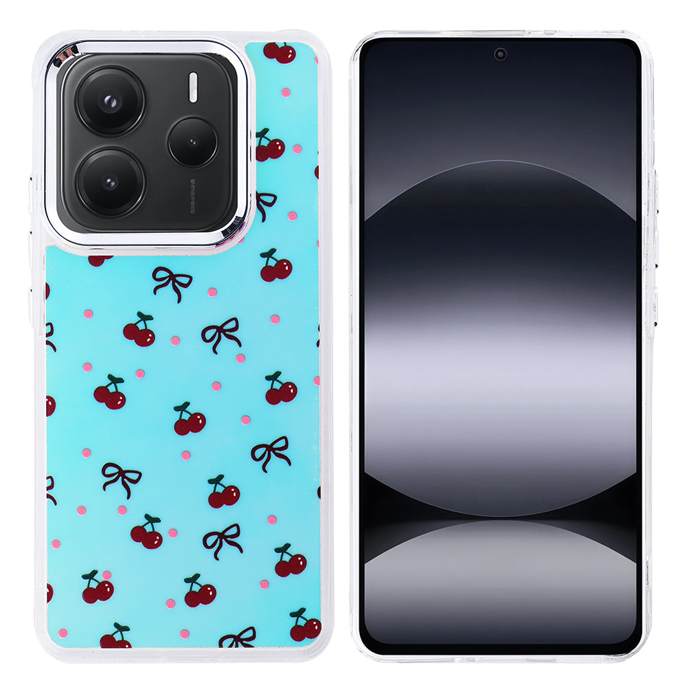 Xiaomi Redmi Note 14 5G Kılıf Airbag Tasarımlı Zore Hadra Kapak Kiraz