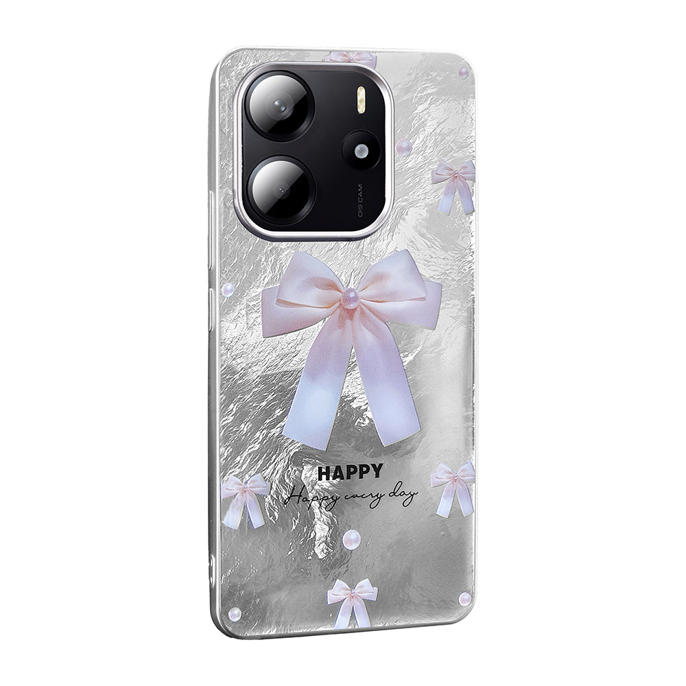 Xiaomi Redmi Note 14 5G Case Patterned Zore Mep Cover Gray Leopard