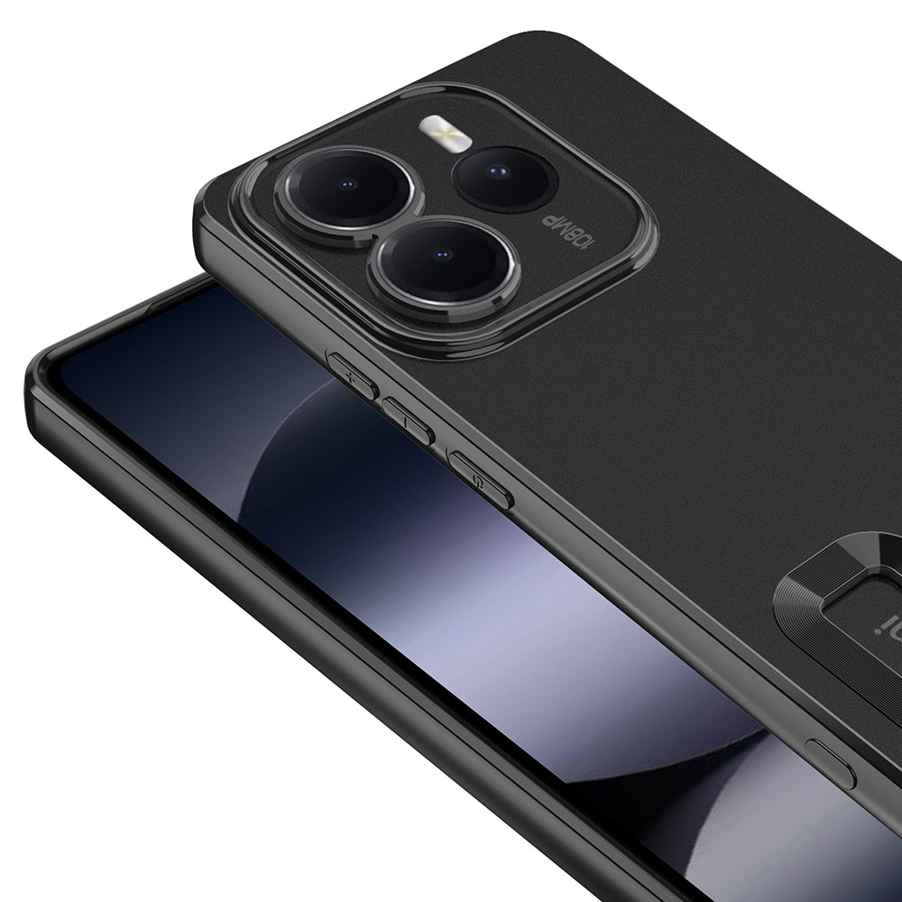 Xiaomi Redmi Note 14 5G Kılıf Kamera Korumalı Logo Gösteren Zore Omega Kapak Lila