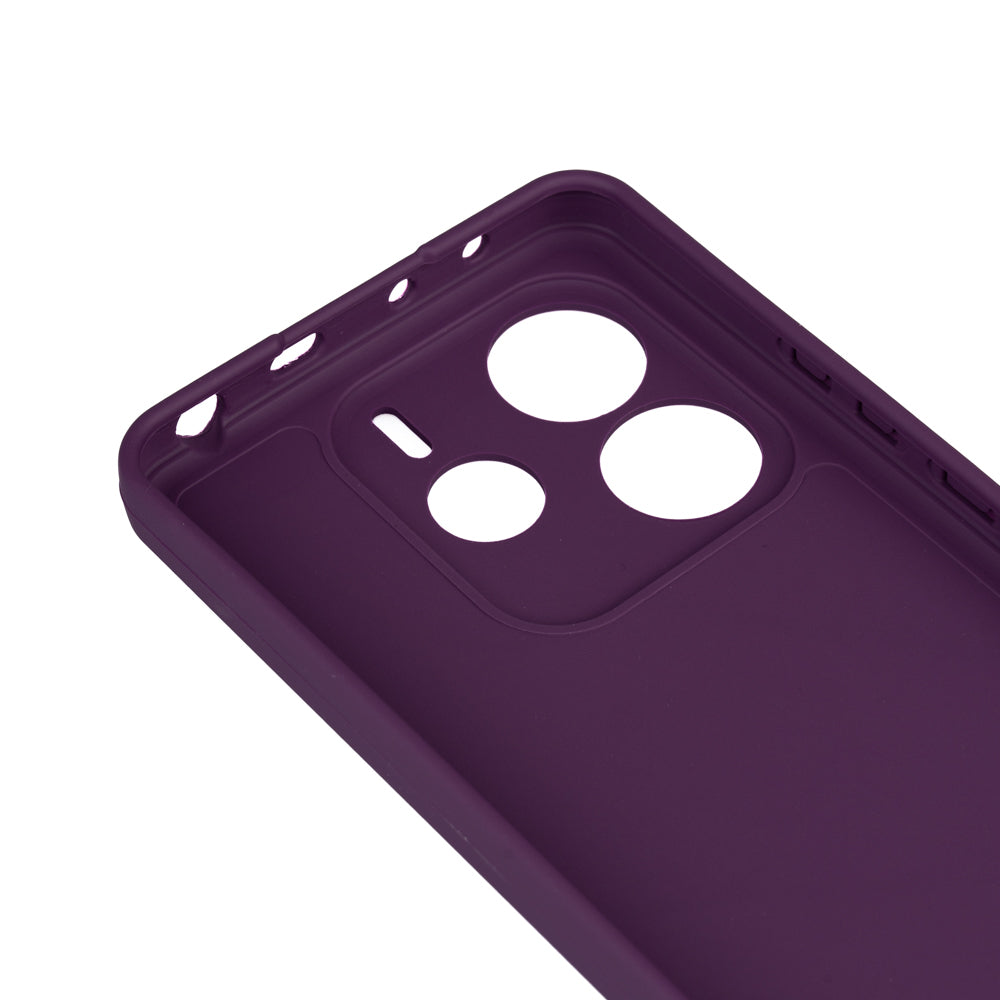 Xiaomi Redmi Note 14 5G Kılıf Zore Biye Silikon Kırmızı