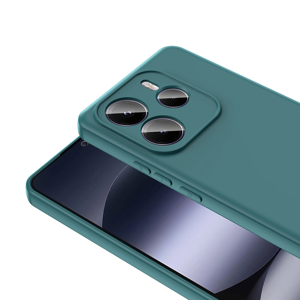 Xiaomi Redmi Note 14 5G Kılıf Zore Mara Lansman Kapak Koyu Yeşil