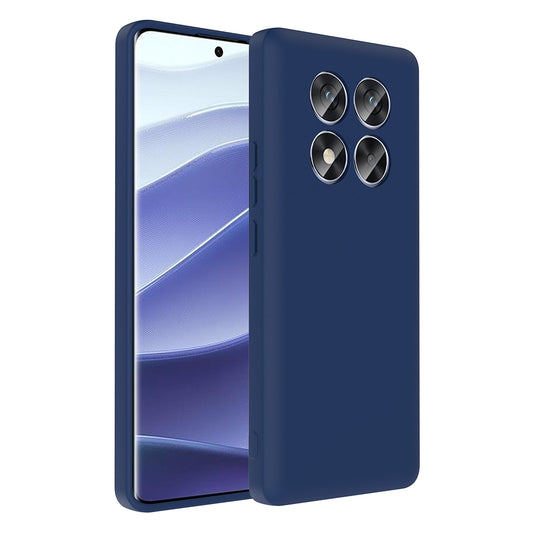 Xiaomi Redmi Note 14 Pro 4G Case Camera Protection Card Holder Zore Vitra Cover Navy Blue
