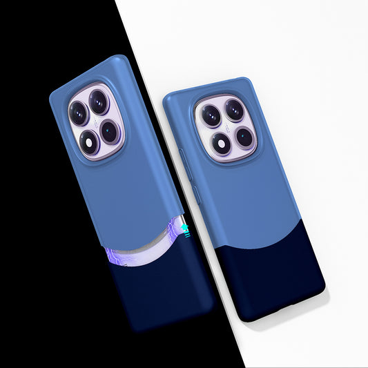 Xiaomi Redmi Note 14 Pro 4G Magnetic Case Zore Double Cover Navy Blue