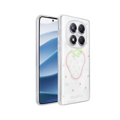Xiaomi Redmi Note 14 Pro 4G Kılıf Şeffaf Figürlü Zore Folk Sert Kapak Sevimli Köpek