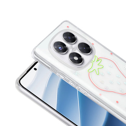 Xiaomi Redmi Note 14 Pro 4G Kılıf Şeffaf Figürlü Zore Folk Sert Kapak Fiyonk