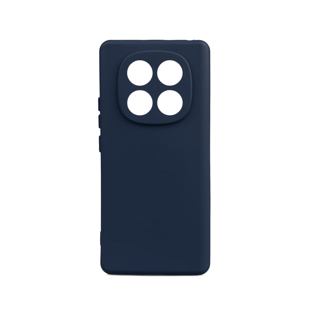 Xiaomi Redmi Note 14 Pro 4G Case Zore Piping Silicone Navy Blue