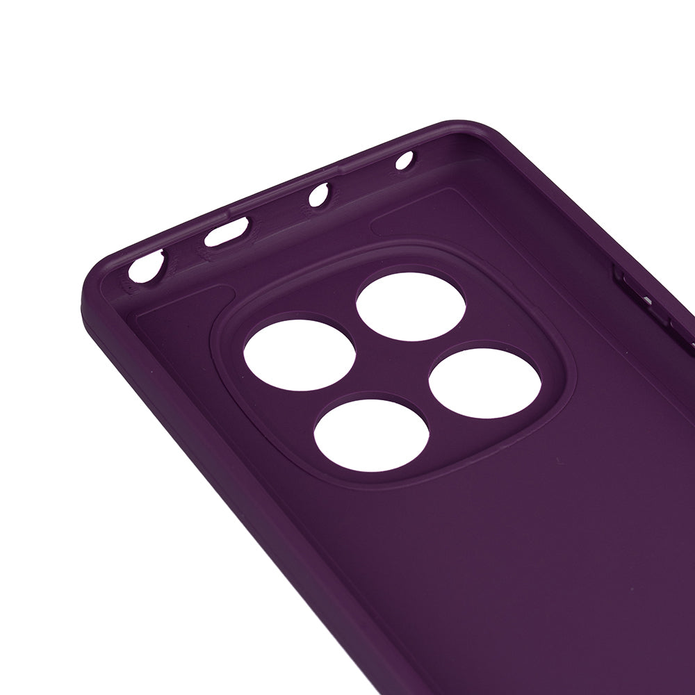 Xiaomi Redmi Note 14 Pro 4G Case Zore Piping Silicone Navy Blue