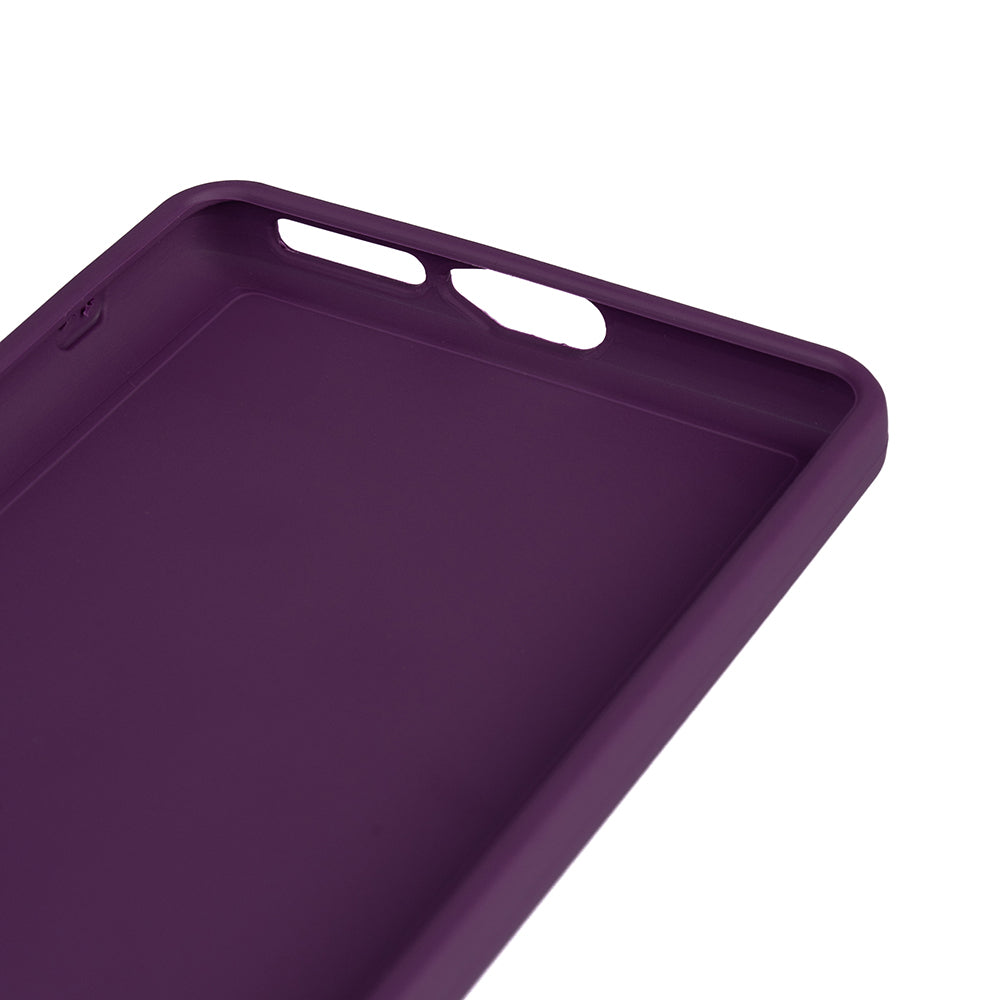 Xiaomi Redmi Note 14 Pro 4G Kılıf Zore Biye Silikon Mor