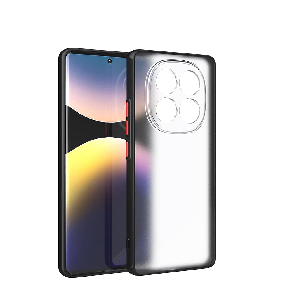 Xiaomi Redmi Note 14 Pro 4G Kılıf Zore Hux Kapak Siyah