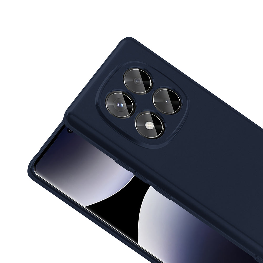 Xiaomi Redmi Note 14 Pro 4G Kılıf Zore Premier Silikon Kapak Lacivert