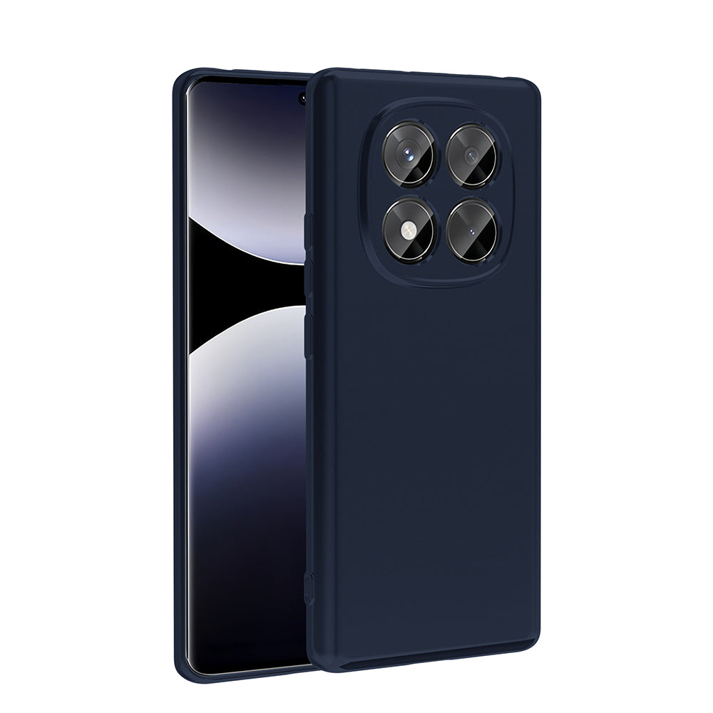 Xiaomi Redmi Note 14 Pro 4G Kılıf Zore Premier Silikon Kapak Lacivert