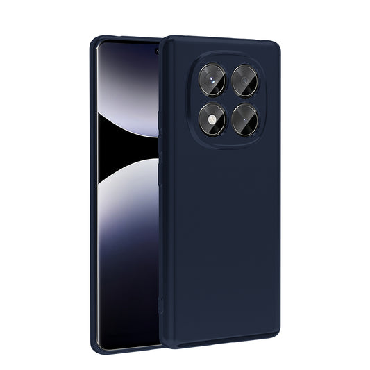 Xiaomi Redmi Note 14 Pro 4G Kılıf Zore Premier Silikon Kapak Lacivert