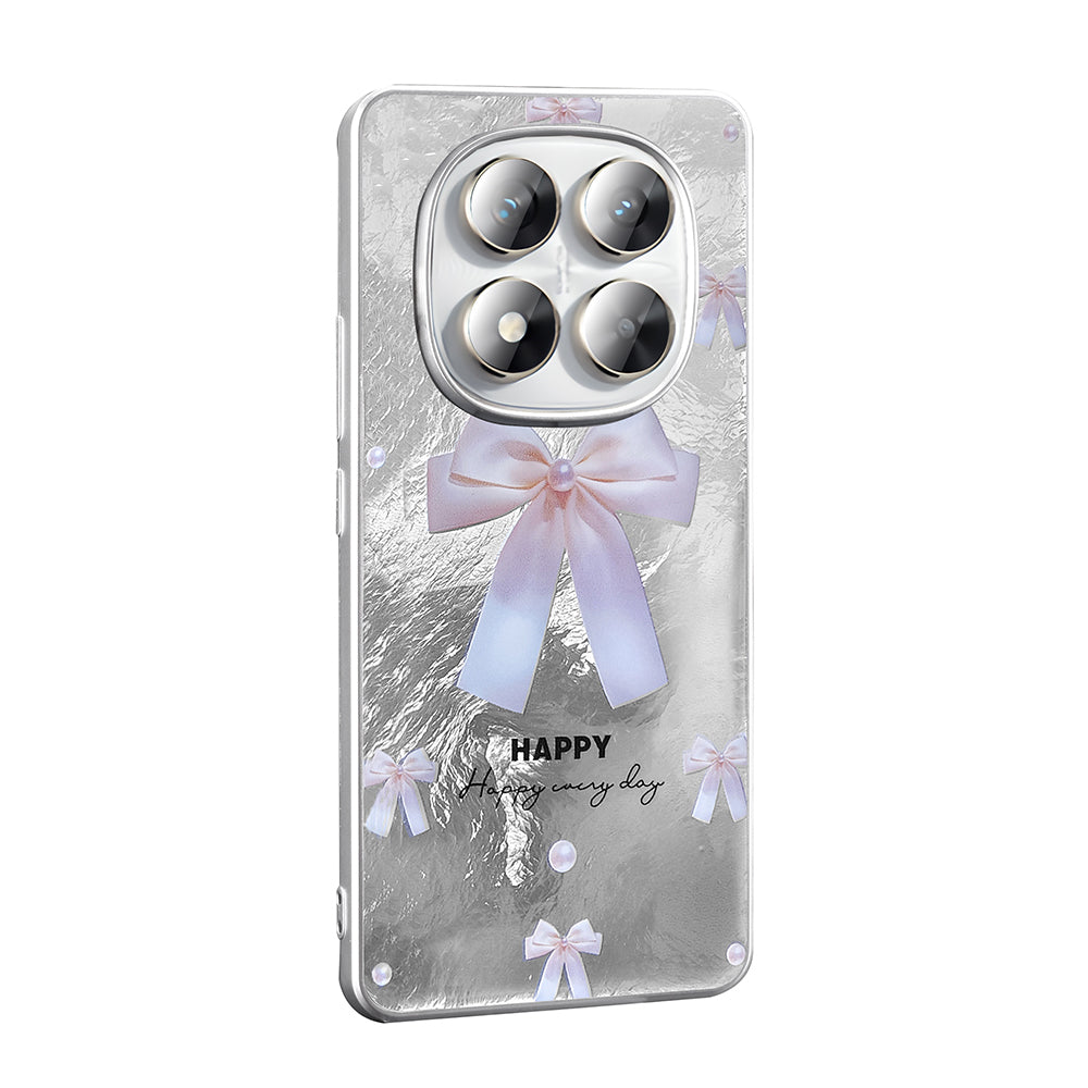 Xiaomi Redmi Note 14 Pro 5G Case Patterned Zore Mep Cover Gold Leopard