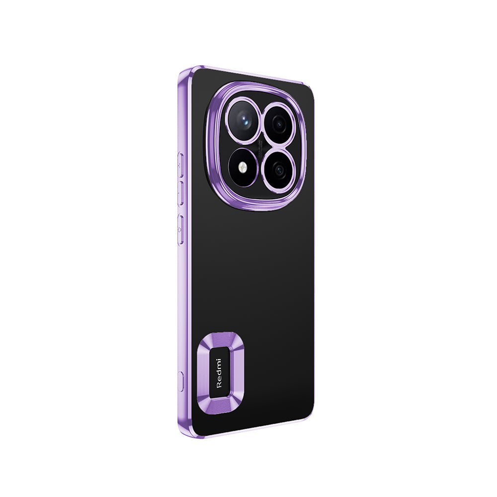 Xiaomi Redmi Note 14 Pro 5G Case Camera Protection Logo Showing Zore Omega Cover Sierra Blue 