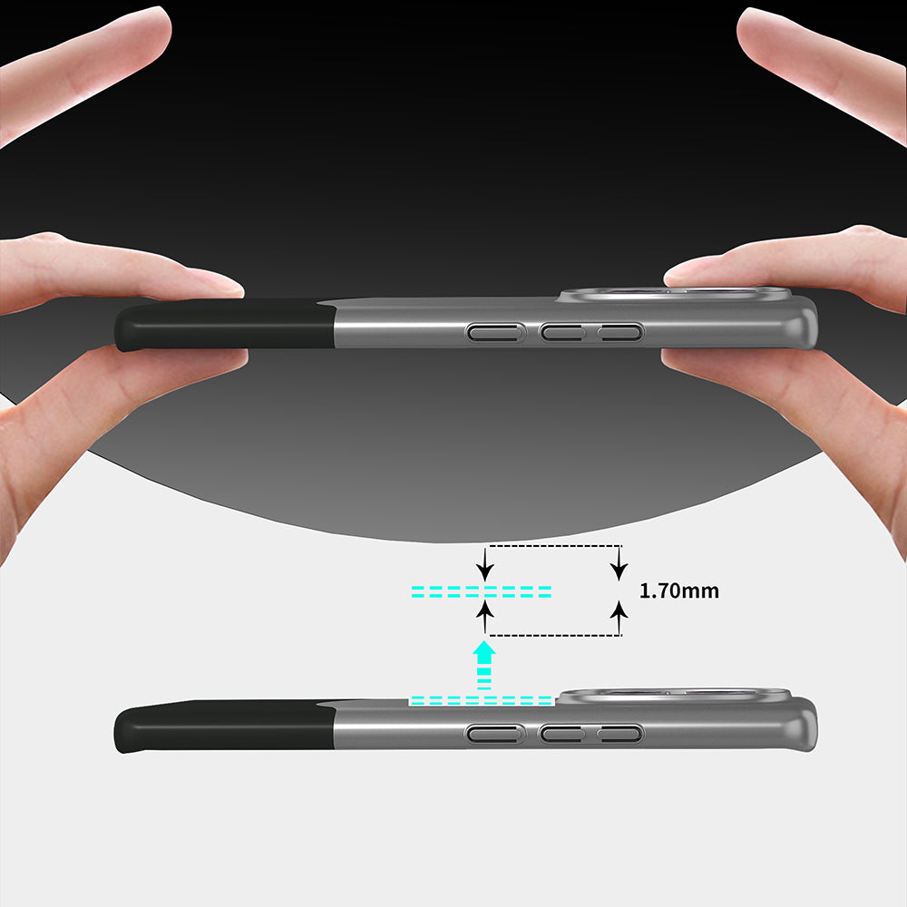 Xiaomi Redmi Note 14 Pro 5G Magnetic Case Zore Double Cover Black