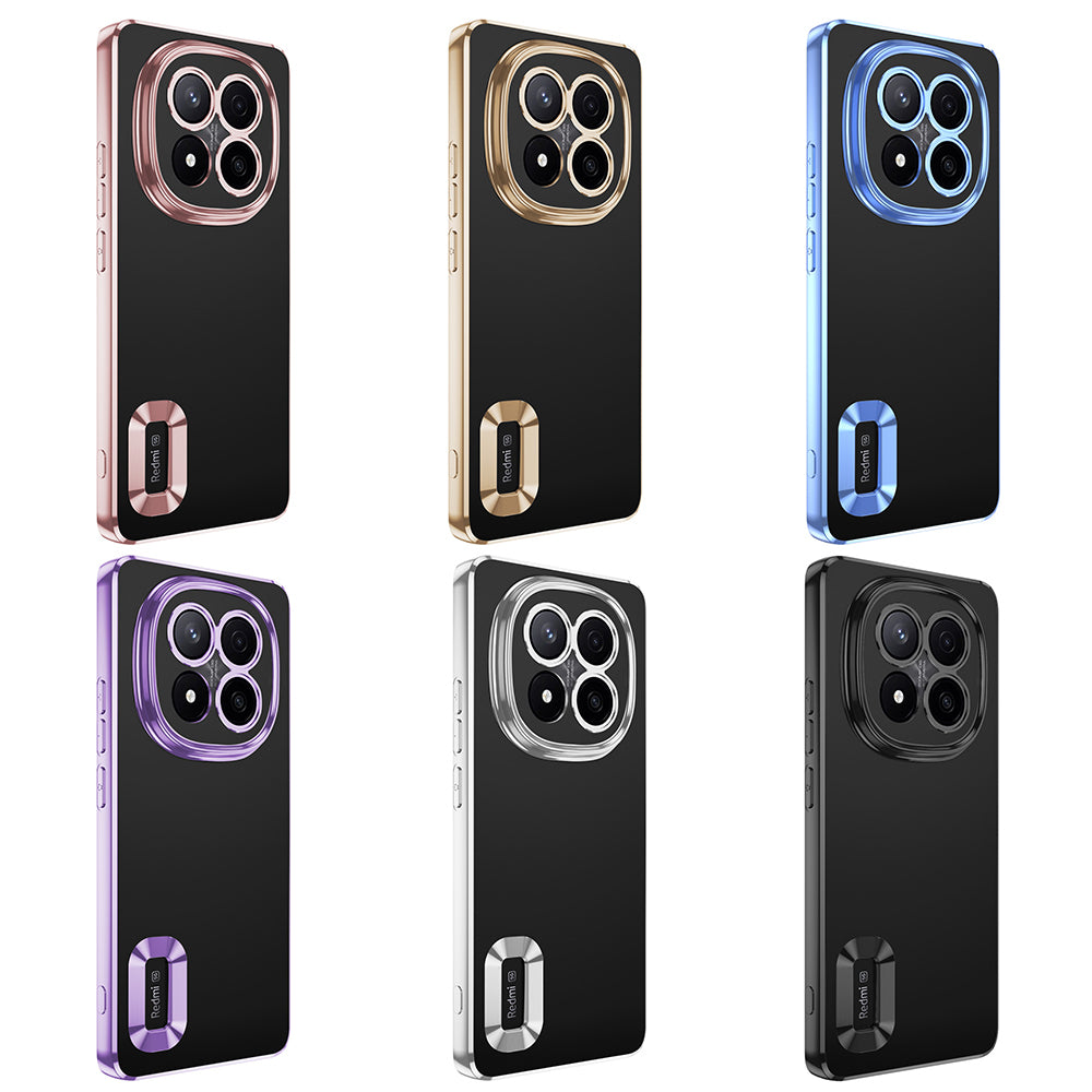 Xiaomi Redmi Note 14 Pro Plus Case Camera Protection Logo Showing Zore Omega Cover Lilac