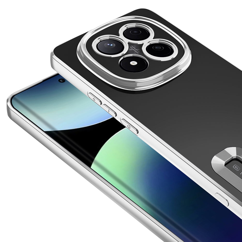 Xiaomi Redmi Note 14 Pro Plus Case Camera Protection Logo Showing Zore Omega Cover Lilac