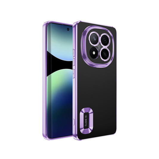 Xiaomi Redmi Note 14 Pro Plus Case Camera Protection Logo Showing Zore Omega Cover Lilac