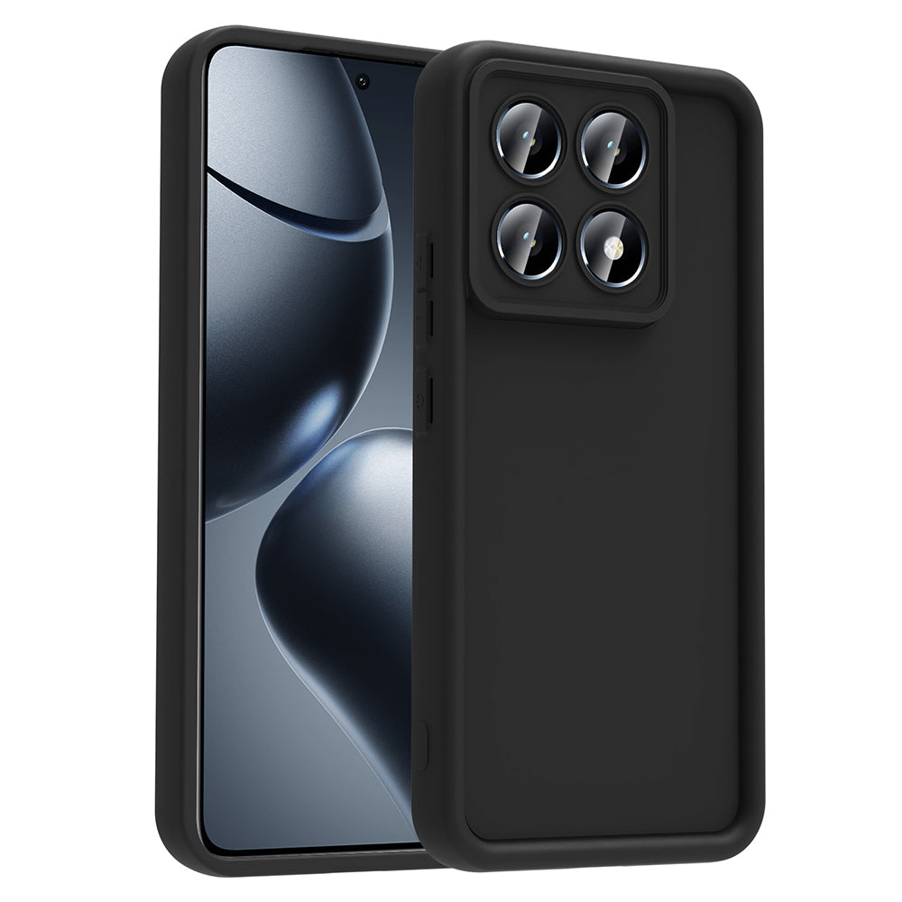 Xiaomi Redmi Note 14 Pro Plus Kılıf Kamera Korumalı Zore Ananas Kapak Siyah