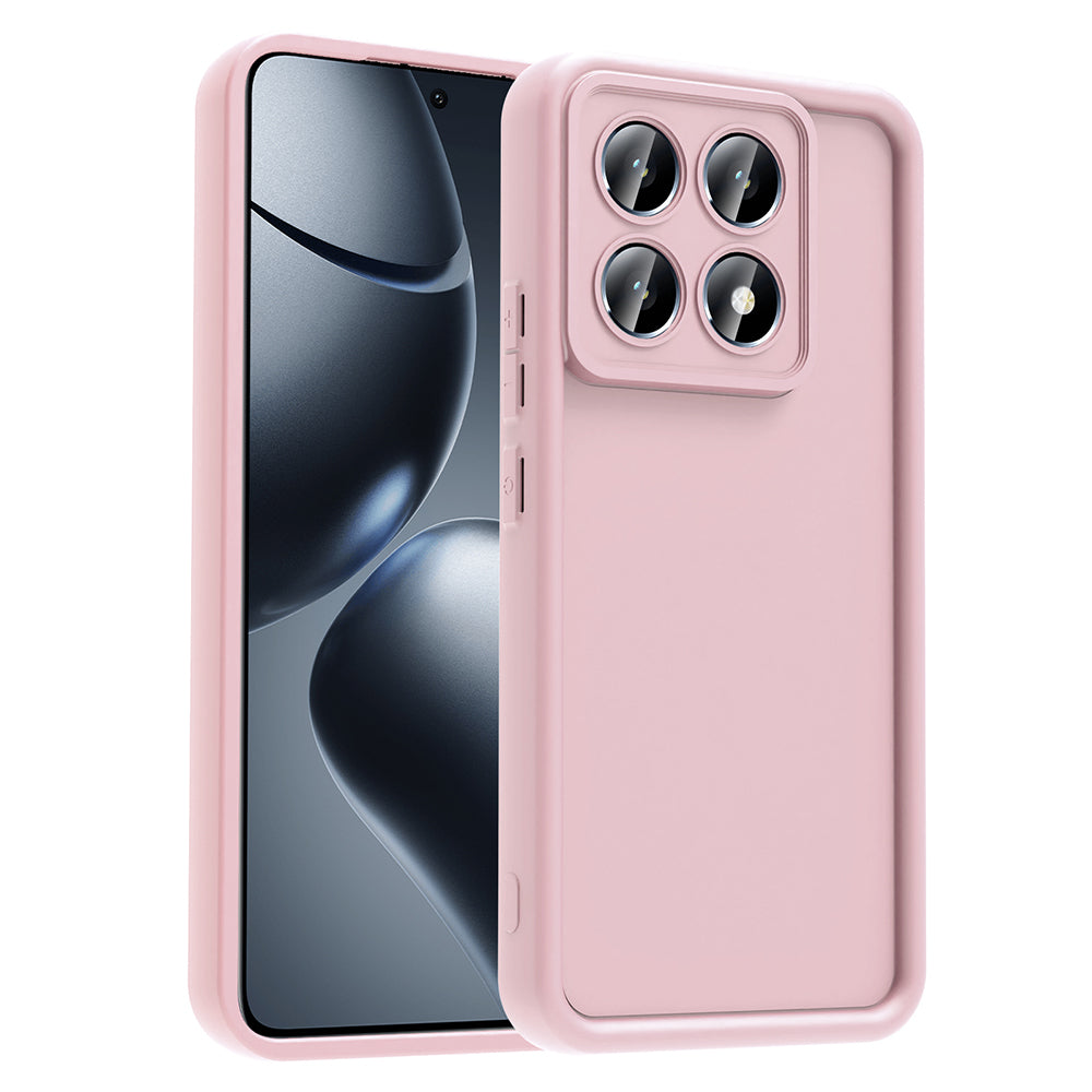 Xiaomi Redmi Note 14 Pro Plus Kılıf Kamera Korumalı Zore Ananas Kapak Pembe