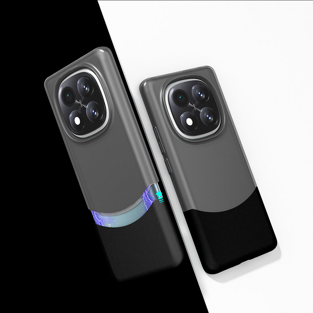 Xiaomi Redmi Note 14 Pro Plus Kılıf Mıknatıslı Zore Duble Kapak Siyah