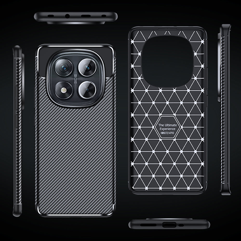 Xiaomi Redmi Note 14 Pro Plus Kılıf Zore Negro Silikon Kapak Siyah