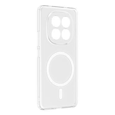 Xiaomi Redmi Note 15 Pro 4G Kamera Korumalı M-Safe Şarj Özellikli Şeffaf Zore London Sert PC Kapak