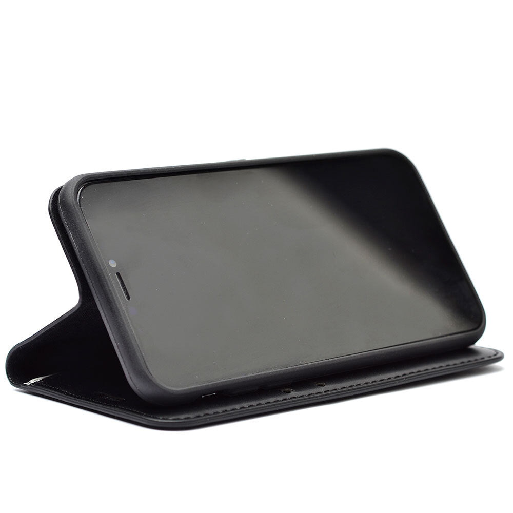 Xiaomi Redmi Note 15 Pro Plus Kılıf Zore Kar Deluxe Kapaklı Kılıf Siyah