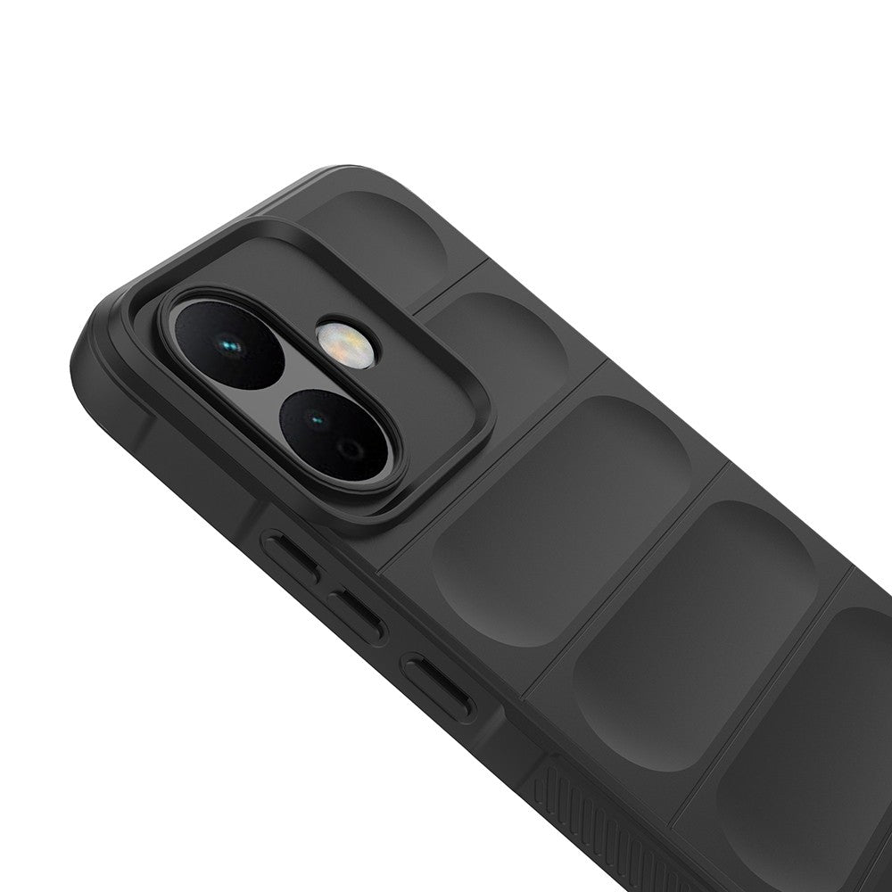Xiaomi Redmi Note 17 Pro Kılıf Esnek TPU Oyuklu Arka Yüzey Tasarımlı Zore Etnik Silikon Kapak