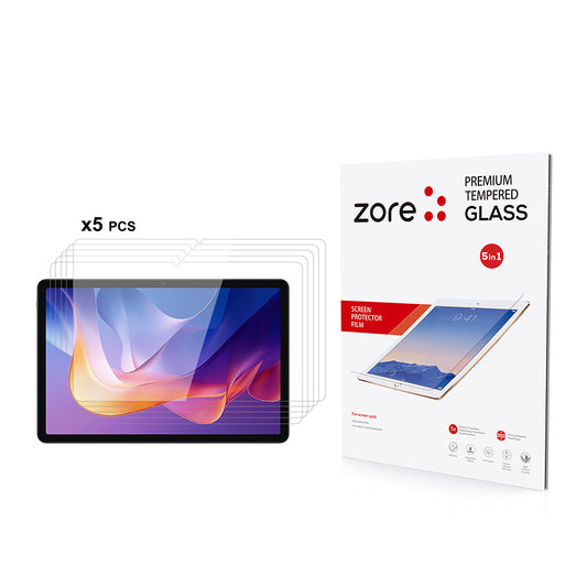 Xiaomi Redmi Pad 2 Zore 5in1 Tablet Tempered Glass Screen Protector Transparent
