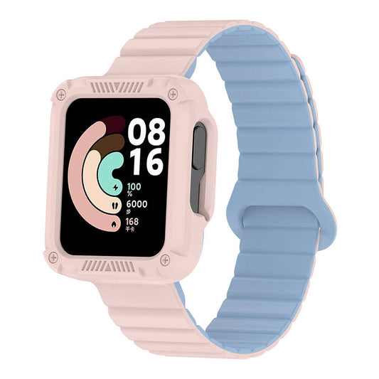 Xiaomi Redmi Watch 2 Silicone Strap Zore KRD-105 Strap Pink-Blue